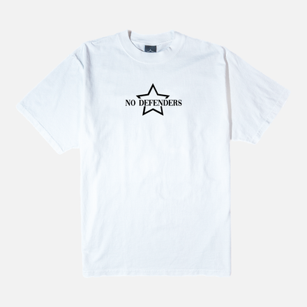 White Logo Tee